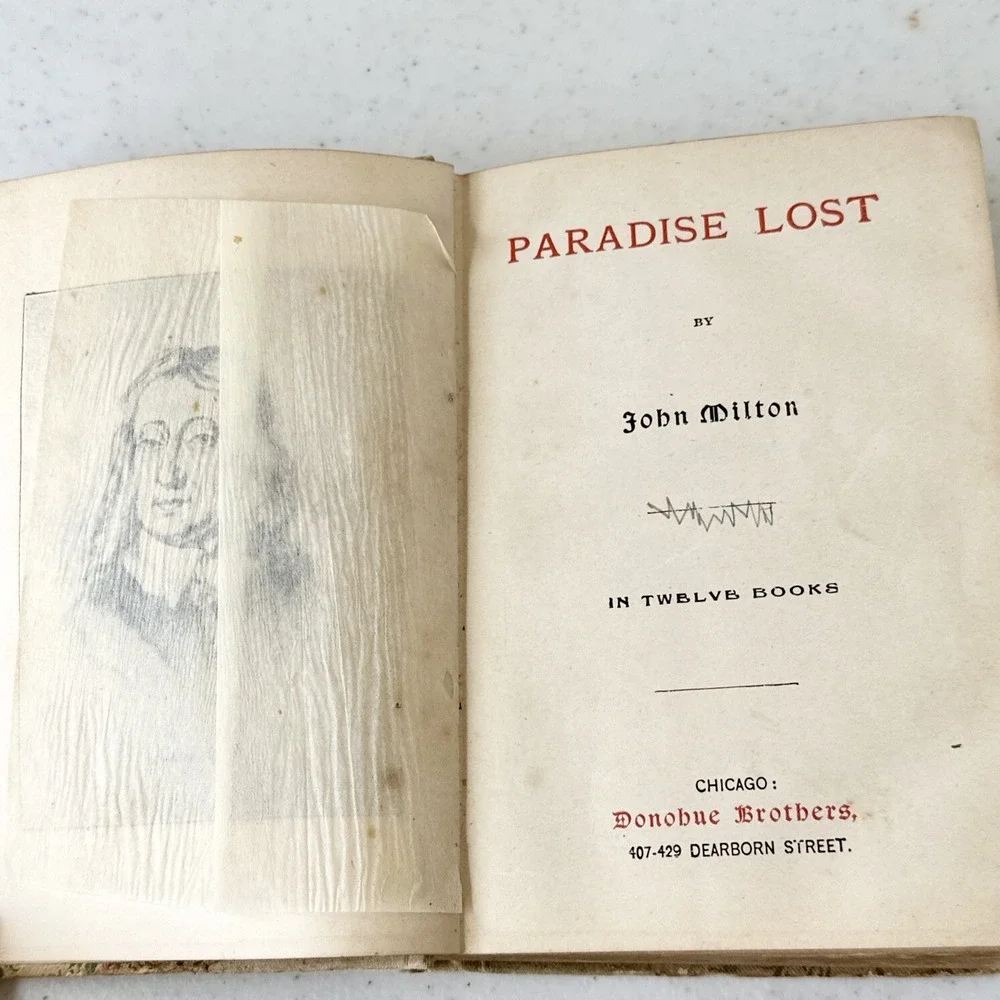 Paradise Lost by John‎ Milton Collectible Hardcover Publisher Donahue Brothers